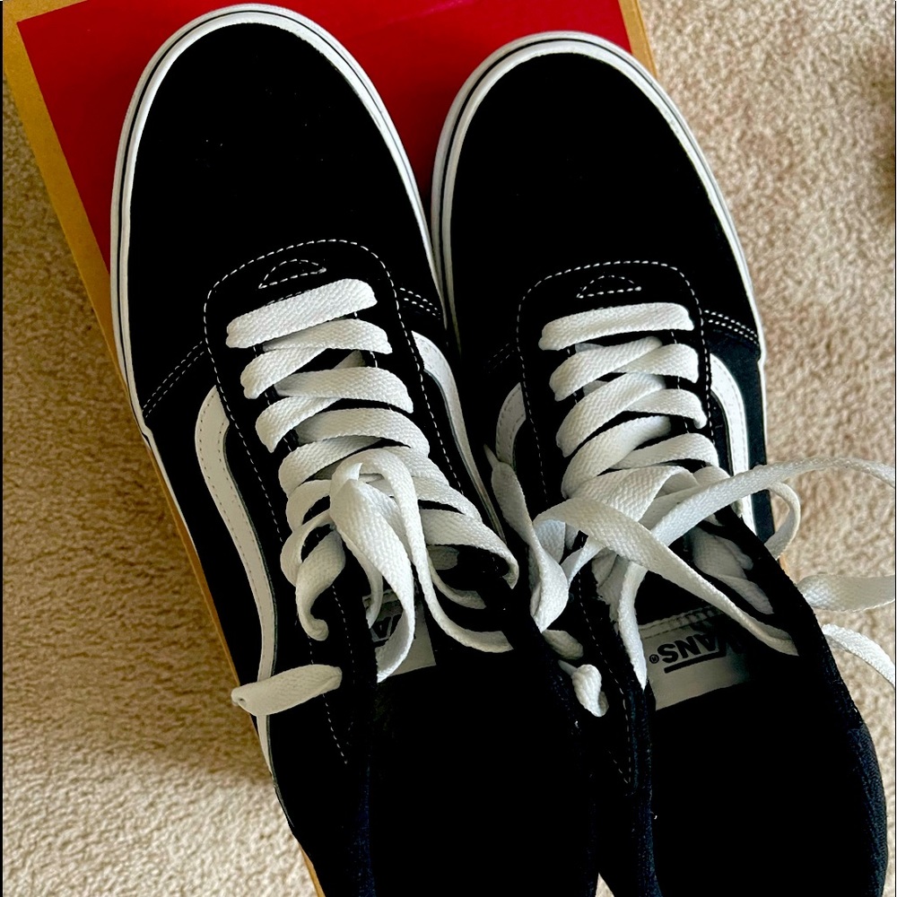 These Vans were worn once with a outfit they are still in new condition
